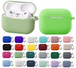 Telestore - hoesje geschikt voor AirPods Pro 3 soft case cover - lavendel grijs / paars - TPU hoesje Beschermhoes - AirPods Pro 3 Cover - AirPods pro 3 hoesje - Geschikt voor Apple AirPods Pro 3 - gel hoesje met sleutelhanger — thumbnail 2