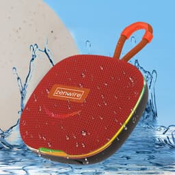 Zenwire Vibe BS–07 - Mini draagbare luidspreker - Bluetooth 5.3 - 13 W - FM-radio - USB/TF-speler - Microfoon - Compacte behuizing - 1000 mAh - TWS - USB-C - Micro SD-kaartlezer - RGB-achtergrondverlichting — thumbnail 4