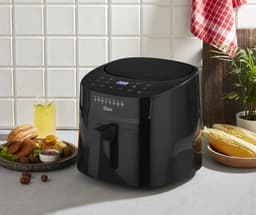 Airfryer XXL – 6,5 Liter – 1800 W – Touchscreen – 40–200°C – Automatische Programma’s – Uitneembare Mand – Zwart — thumbnail 9