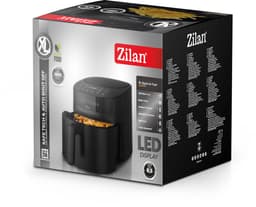 Airfryer XXL – 6,5 Liter – 1800 W – Touchscreen – 40–200°C – Automatische Programma’s – Uitneembare Mand – Zwart — thumbnail 4