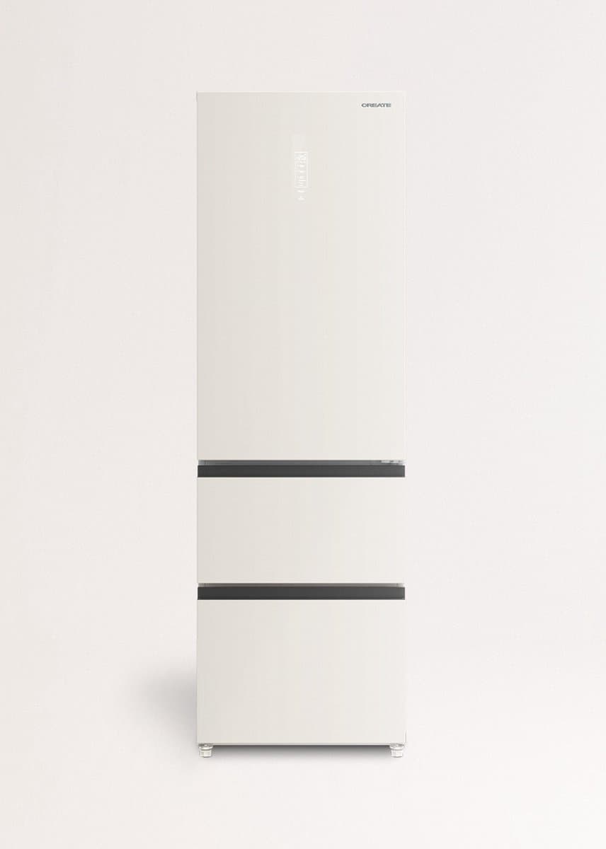 CREATE - 401L koelkast in Italiaanse stijl met Space Pro en Care+ - Gebroken wit - FRIDGE STUDIO COMBI PRO FLEX 401 — afbeelding 1