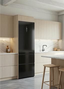 CREATE - 401L koelkast in Italiaanse stijl met Space Pro en Care+ - Zwart - FRIDGE STUDIO COMBI PRO FLEX 401 — thumbnail 4