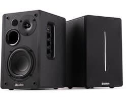 HiFi speakers - Audizio KS01B - Boekenplank speakers - Bluetooth - 120W - Zwart