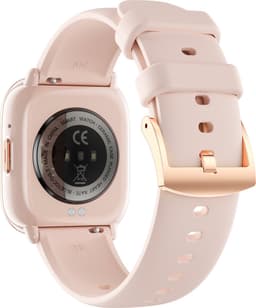 Evy24 Smartwatch - Premium Smartwatch - Sporthorloge - Smartwatch Heren en Dames - BT Bellen - Activity Tracker - Gezondheidsmonitor - Stappenteller - Siliconen en Rvs band - Rosé — thumbnail 4