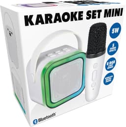 Mini Karaoke Set - Karaoke Microfoon Kinderen Bluetooth - Karaokesets met 8 RGB Lichtmodi en 5 Geluidseffecten - voor Volwassenen en Kinderen — thumbnail 3