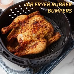 10 stuks hittebestendige siliconenrubberen airfryer met rubberen pad voor levensmiddelen, geschikt voor Ninja AF101 AF161 AF150AMZ Airfryer — thumbnail 2