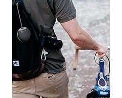 Draadloze ronde compacte luidspreker met FM-radio, USB en micro-SD-invoer