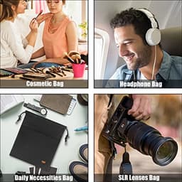 Draagbare Hoofdtelefoontas met Kabel Organizer voor Reisaccessoires — thumbnail 2
