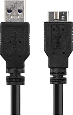 Harde schijfkabel 3.0 Micro USB naar USB 1 m - Datakabel voor opladen en gegevensoverdracht — thumbnail 3