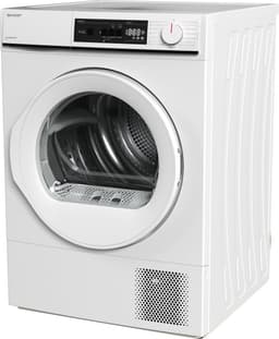 Sharp KDNHA8S6GWDBX - warmtepomp droger - energie klasse D - 15 programma's - LED trommelverlichting - wit — thumbnail 8