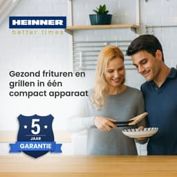 Heinner Airfryer 5L – 2600W Heteluchtfriteuse – Olievrij Frituren – Digitale Touchbediening – 6 Voorgeprogrammeerde Programma’s – Gezond & Vetarm Koken — thumbnail 7