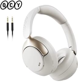 Molain Koptelefoon - Draadloos - Noise cancelling - Bluetooth - 55 uur afspeeltijd - 3 Mics - Fast charge - 360° Spatial Sound - Wit — thumbnail 1