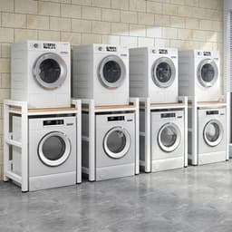 Ruimtebesparende Wasmachine- en Droogkast met Verstelbare Hoogte — thumbnail 5