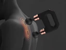 Massage Gun – Dubbele Lichaams- en Rugmassager met 8 Opzetstukken – 69418 — thumbnail 5