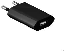 Gmedia 5W USB stekker - Universele USB Oplader - Adapter - Zwart
