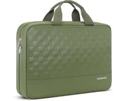 Laptophoes 17 inch waterdicht - universele laptoptas en beschermhoes voor 17,3 inch Laptop of Notebook – Geschikt voor Lenovo, HP, Acer, Dell, MSI & Chromebook – Groen