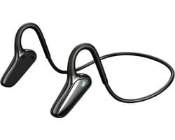 Koptelefoons - Draadloze Bluetooth-headset met botgeleiding Waterdichte oordopjes met microfoon Bluetooth draadloze oorclip Bone Conduction-headset Headset Koptelefoons Inductie-oortelefoons