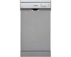 Heinner HDW-FS4552DSE++ Vrijstaand Vaatwasser – 10 Couverts – 5 Programma’s – LED Display – AquaStop – Zilver – 5 Jaar Garantie