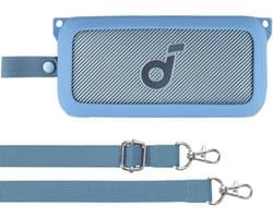 Siliconen Draagtas met Schouderriem voor Draadloze Bluetooth-luidsprekers