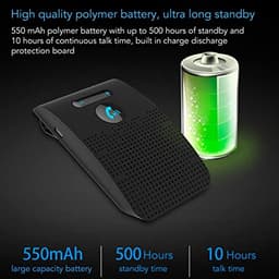 Bluetooth 5.0 Handsfree Mobiele Telefoon Carkit, Dubbele Verbinding Auto Bluetooth Speaker, Automatische Verbinding, Auto Handsfree Speakerphone voor Mobiele Telefoon — thumbnail 4