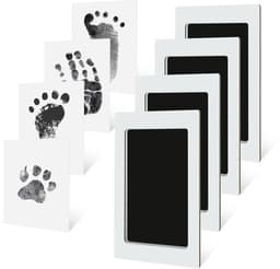 4-pack inktloze baby hand- en voetafdrukset, Clean Touch inktkussenset voor pasgeborenen en huisdieren, hondenpoot- en neusafdrukset — thumbnail 1