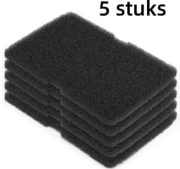 5x Filterdroger - droger - Geschik voor Beko Elektra Grundig 2964840100 -Spons filter- Herbruikbaar（ 245x154x10mm） — thumbnail 2