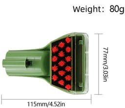Reinigingsborstel - Stoere Vlekborstel Tool - Vervanging - Voor Bissell Rechtop & Draagbare Tapijtreinigers voor 3698Z/1558Z/3617Z/36985 Serie - Groen - 1 Borstel + 2 Vervangende — thumbnail 3