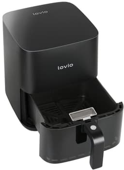LOVIO PureFry Airfryer – 5L Heteluchtfriteuse – Stoomfunctie – Touchscreen – 1450W – Zwart — thumbnail 11