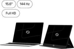 Screenmate® Lite 144 Hz Portable Monitor 15,6” - Draagbare Monitor met Beschermhoes - Extra Scherm Laptop - Draagbaar Beeldscherm - Zwart — thumbnail 1