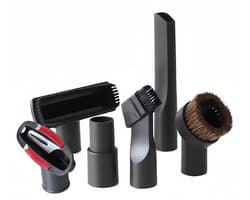 6-Delige Set Stofzuigeropzetstukken - Met Borstels en 35mm/32mm Slangadapter - Meubelborstel - Embout Aspirateur -Reserveonderdelenset - Universeel zuigmond - Geschikt voor Miele, Philips, Rowenta, Electrolux