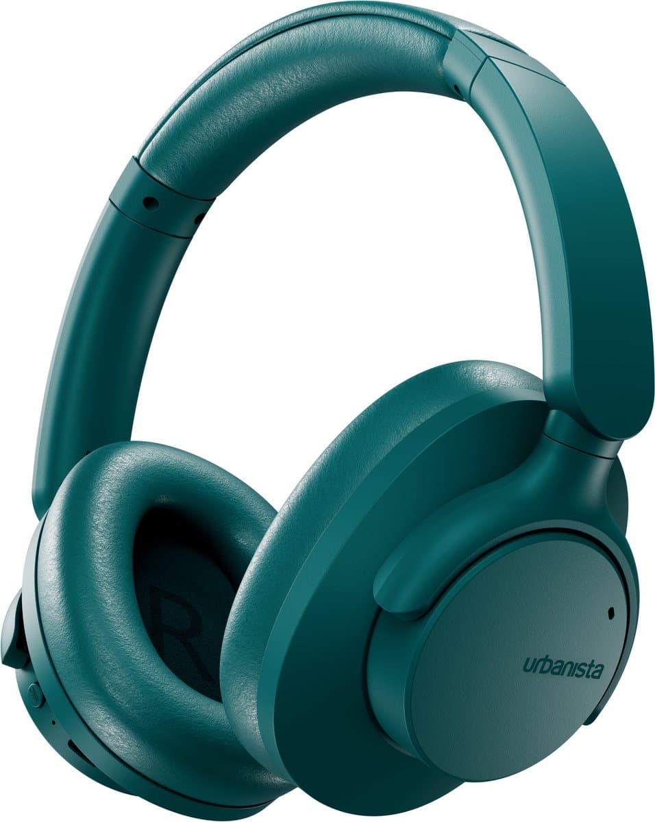 Urbanista Valencia Draadloze Koptelefoon Over-Ear – Active Noise Cancelling – 50u Batterijduur – Groen — afbeelding 1