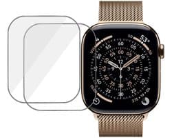 2x Screenprotector geschikt voor Apple Watch 46mm - Folie Screen Protector
