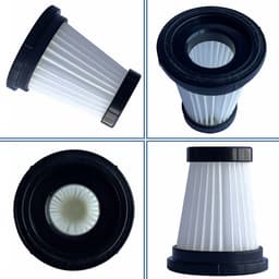 HEPA Filter - 3 Stuks - Geschikt voor Moosoo K12 K12 PRO K13 - Stofzuigerfilter - Stofzuiger Accessoires - Vervanging Filter - Voor Handheld Draadloze Stofzuiger - Met Filterborstel — thumbnail 2