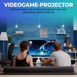Cahaya VorteX - Gaming mini beamer - meer dan 30 000 games - Android systeem - Mini projector - Game beamer - Videogame's — thumbnail 4