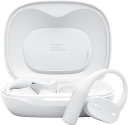 JBL Sense Lite - Open ear Oordopjes - Oortjes Draadloos - Bluetooth - Sport Oordopjes - Sporten - Hardlopen - 32 uur - Spatwaterdicht - IP54 - Wit — thumbnail 2