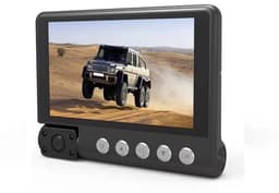 4-inch 1080P touchscreen auto DVR-rijrecorder met dubbele lens voor het opnemen van autoritten — thumbnail 1