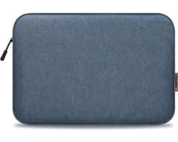 Premium 13 Inch Laptop Sleeve | Waterdichte Aktetas met Rits | Beschermende Tas voor 12 tot 13,5 Inch Laptops, MacBook en Ultrabook Blauw