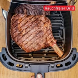 Tefal Easy Fry & Grill EY8014 XXL 6,5L - 2-in-1 Heteluchtfriteuse met Uitneembare Verdeler - Blauw Airfryer met 8 Automatische Kookprogramma's - Beste Grote Airfryer van Tefal - Digitaal Display - Extreem stil - Koken Zonder Olie - Anti Aanbaklaag — thumbnail 13