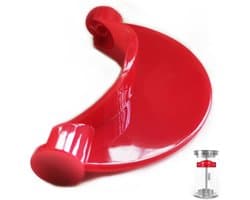 Verbeterde Rode Stofcontainer - Geschikt voor Dyson V10 V11 V12 V15 Outsize Absolute Stofzuigers, Verbeterde openingsschakelaar