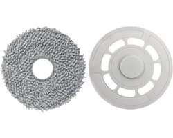 2 stuks- Mopplaat - Vervangende doek,Geschikt voor Roborock P10 Pro/P10S/P10S PURE/QRevo MaxV/QRevo Pro/QRevo S/Qrevo Plus（1 reinigingsdoek en 1 dweilhouder）