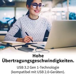 Draagbare 1TB externe HDD – Compacte 2,5 inch USB 3.2 Gen 1 harde schijf voor Mac en Windows — thumbnail 4