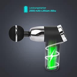 Massagepistool met USB-oplaadfunctie en 4 massagekoppen voor diepe weefselmassage — thumbnail 5