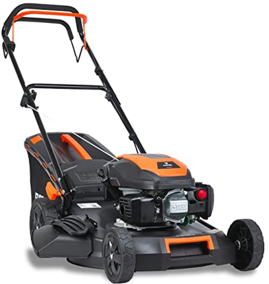 4-in-1 Benzine Grasmaaier - 51 cm Maaibreedte met Achterwielaandrijving en Mulchfunctie — afbeelding 1