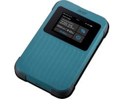 Acer Connect M4 - Portable Mifi Router - Mobiele Hotspot - 5G - WiFi 6 - Dual-band - Nano SIM - SIMO - inclusief 1 GB - tot 16 apparaten - ideaal voor onderweg of op de camping