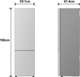 LG - GBBS312CPY - 465L - Koel-vriescombinatie - Smart Technology - ThinQ (WiFi) — thumbnail 4