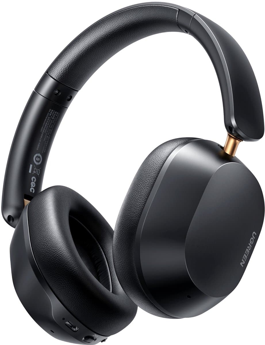 Ugreen Hi Tune Max 5C Draadloze Over Ear Koptelefoon - Noise Cancelling Hoofdtelefoon - Hi-Res Audio - Bluetooth 5.4 - Ingebouwde Microfoon - 75 accuduur - Zwart — afbeelding 1