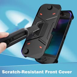 YONO Hard Case geschikt voor Nintendo Switch 2 - Ergonomische Grip Hoesje met Cover - Beschermhoes - Zwart — thumbnail 4