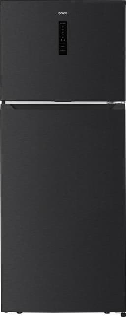Qonos Q978153 Combi Koel- Vrieskast Dark Inox Look 178x71x69 415 Liter Energy Label E — thumbnail 1