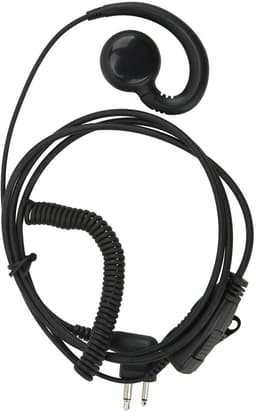 JeiibrZui Walkie-Talkie Headset - Oortje Voor Portofoons - Compatibel Met Motorola A8 XIR P3688 C1200 GP3188 - Ergonomisch & Verliesvrij Geluid - 1 Stuk - Zwart — thumbnail 3