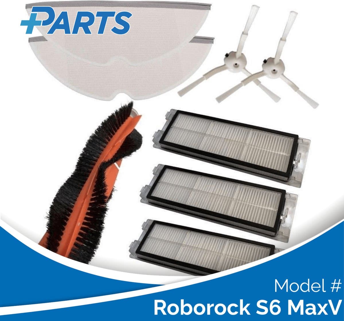 Roborock S6 MaxV Onderhoudsset (Plus.Parts® alternatief voor 8.02.0068) — afbeelding 1